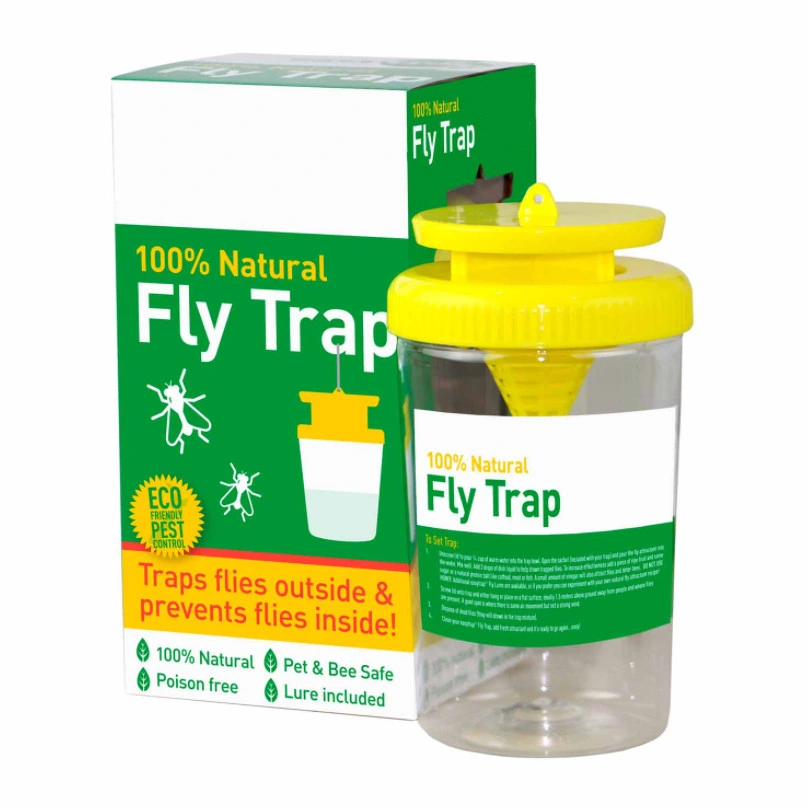 Plastic Outdoor Garden Fly Catcher Bottle Trap with Attractant Bait