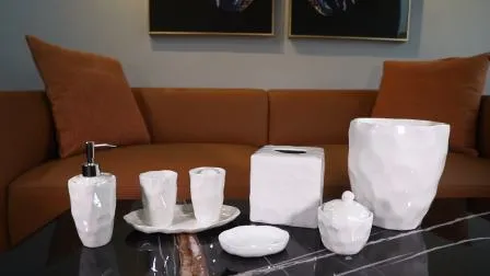 Современный фарфоровый керамический аксессуар для ванной комнаты в отеле